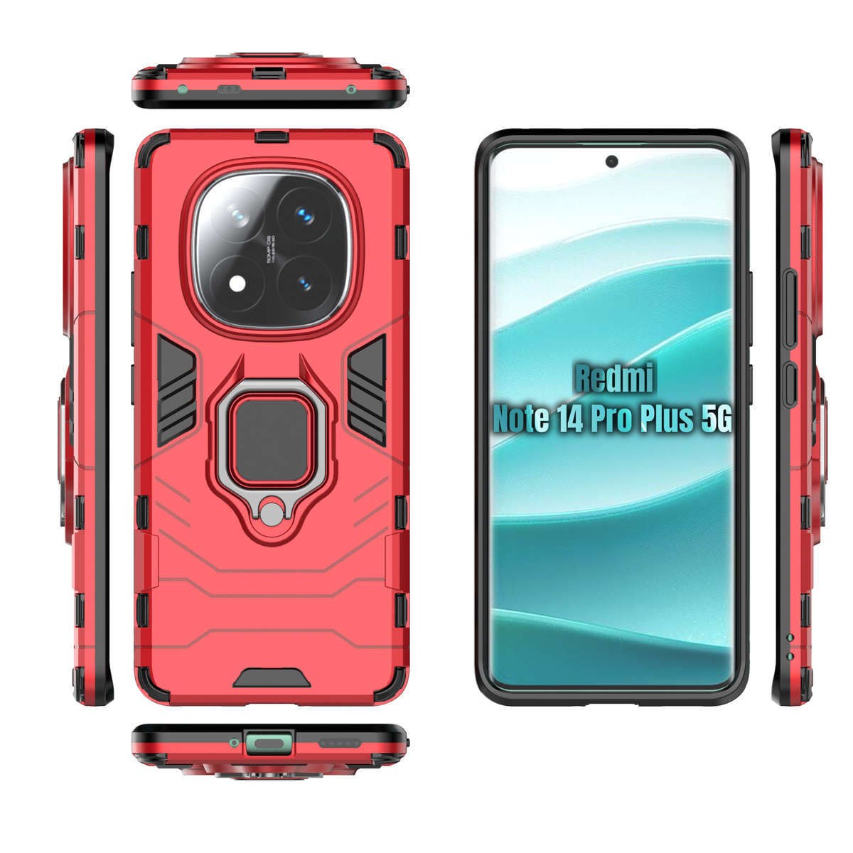 CellTime Black Panther Case for Redmi Note 14 Pro Plus 5G Shockproof Cover