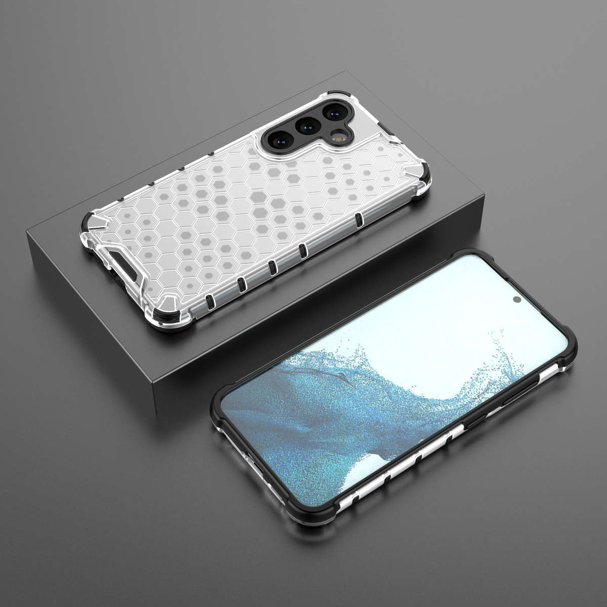 Honeycomb Case for Samsung Galaxy S24 Plus Shockproof Cover