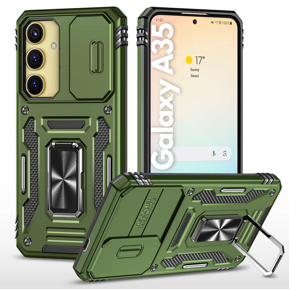 Galaxy A35 Kejiang Camshield Cover Shockproof Case