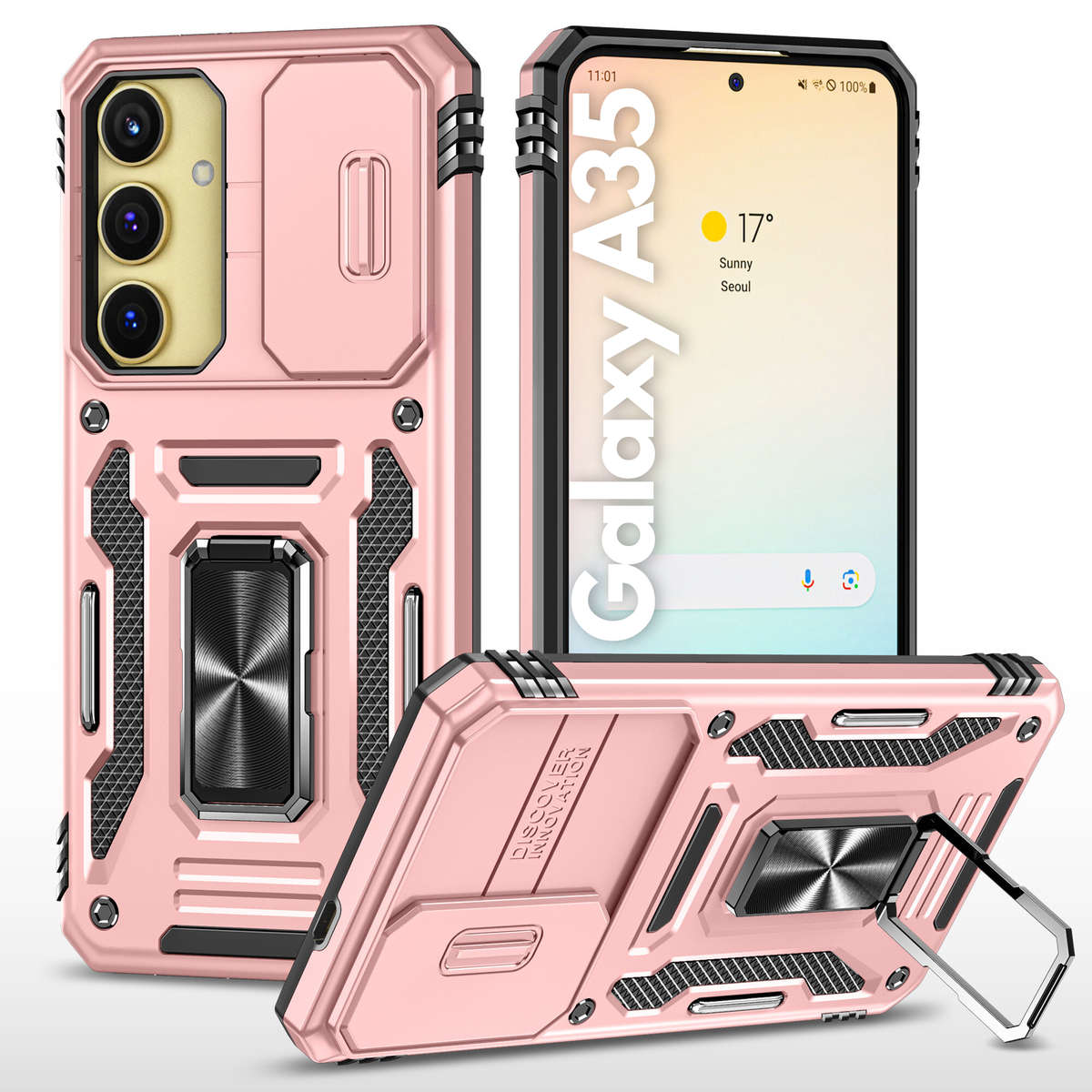 Galaxy A35 Kejiang Camshield Cover Shockproof Case