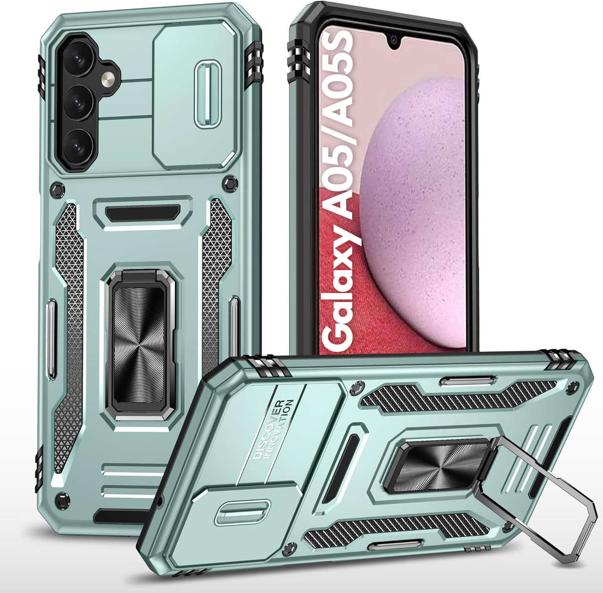 Kejiang Camshield Cover for Samsung Galaxy A05/A05 Shockproof Case