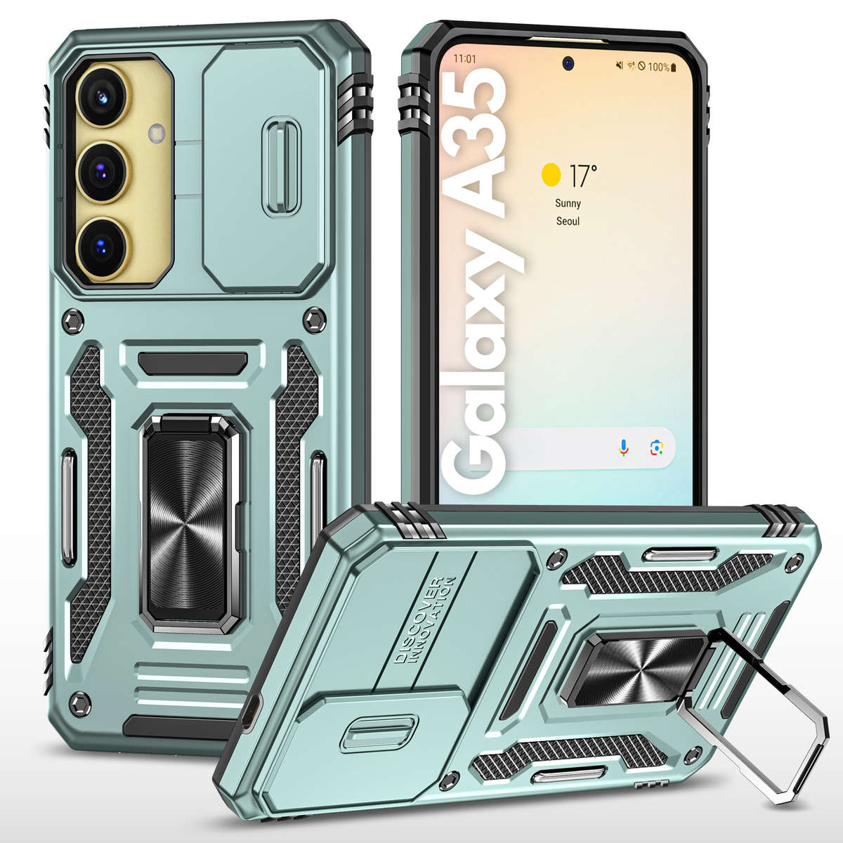 Galaxy A35 Kejiang Camshield Cover Shockproof Case