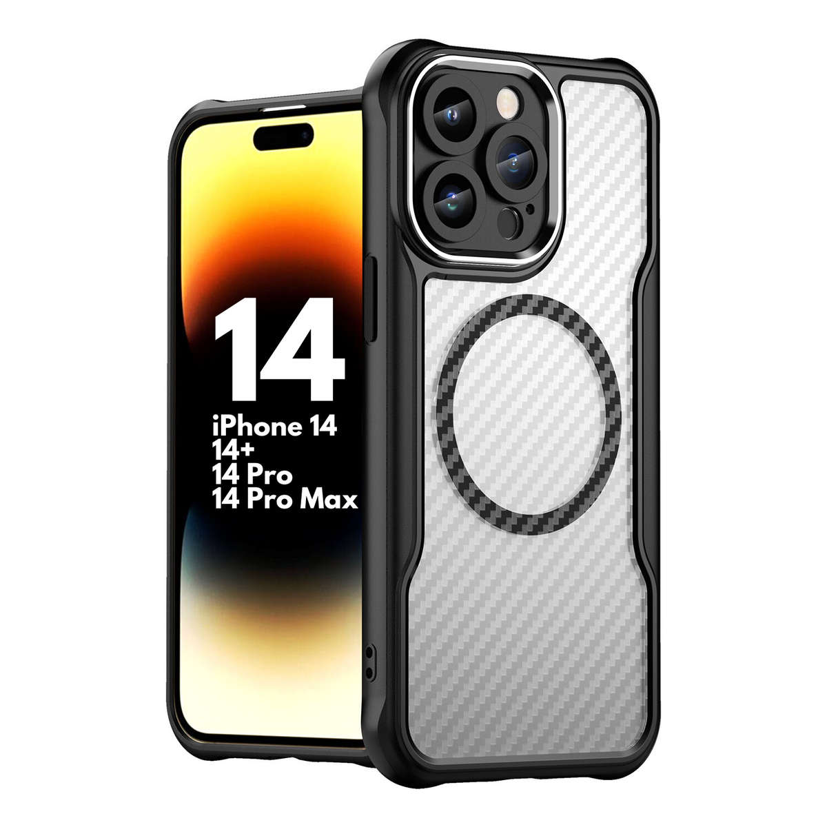 CarboArmor MagSafe Cover For iPhone 14/14 Plus/14 Pro/14 Pro Max