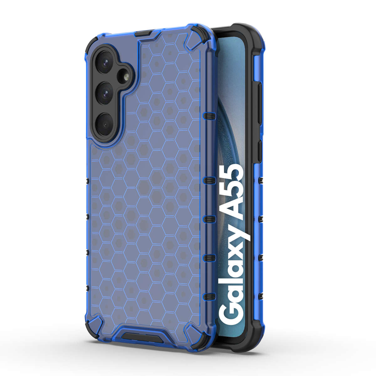 Honeycomb Case for Samsung Galaxy A55 Shockproof Cover