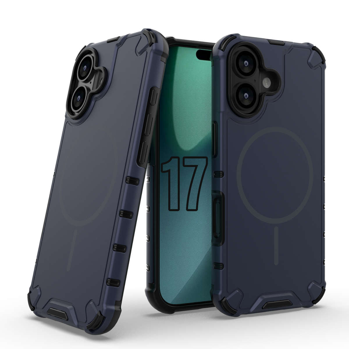 CellTime Case Compatible with iPhone 17 Grating Shockproof MagSafe Cover