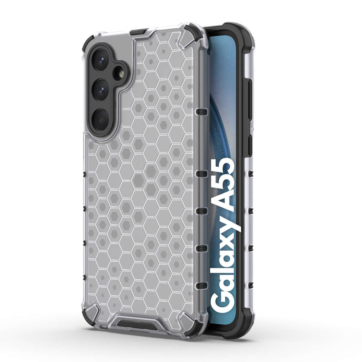 Honeycomb Case for Samsung Galaxy A55 Shockproof Cover