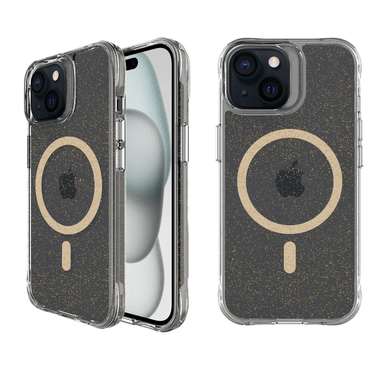 CellTime Pure Glitter MagSafe Cover for iPhone 15 Shockproof Case