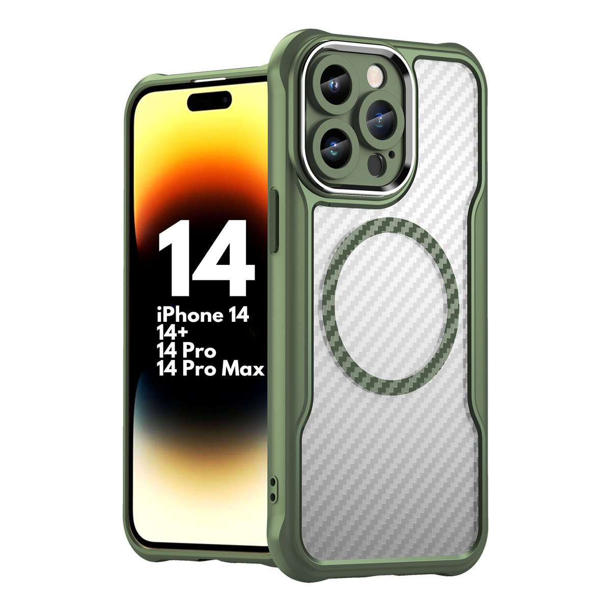 CarboArmor MagSafe Cover For iPhone 14/14 Plus/14 Pro/14 Pro Max