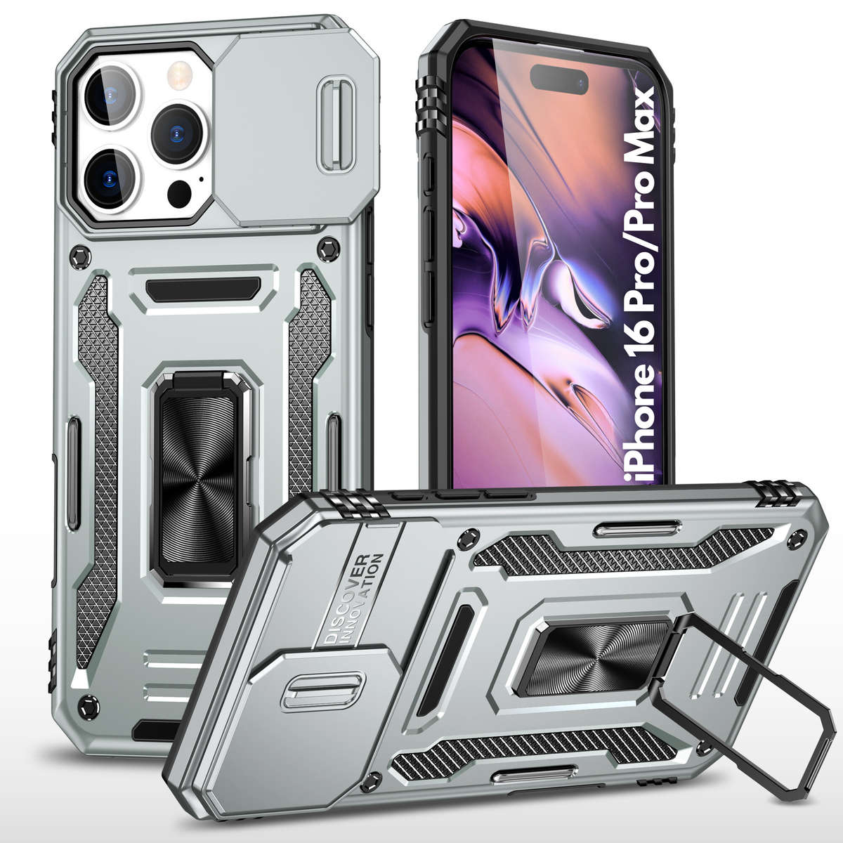 Kejiang Camshield Cover iPhone 16 Pro/ 16 Pro Max Shockproof Case