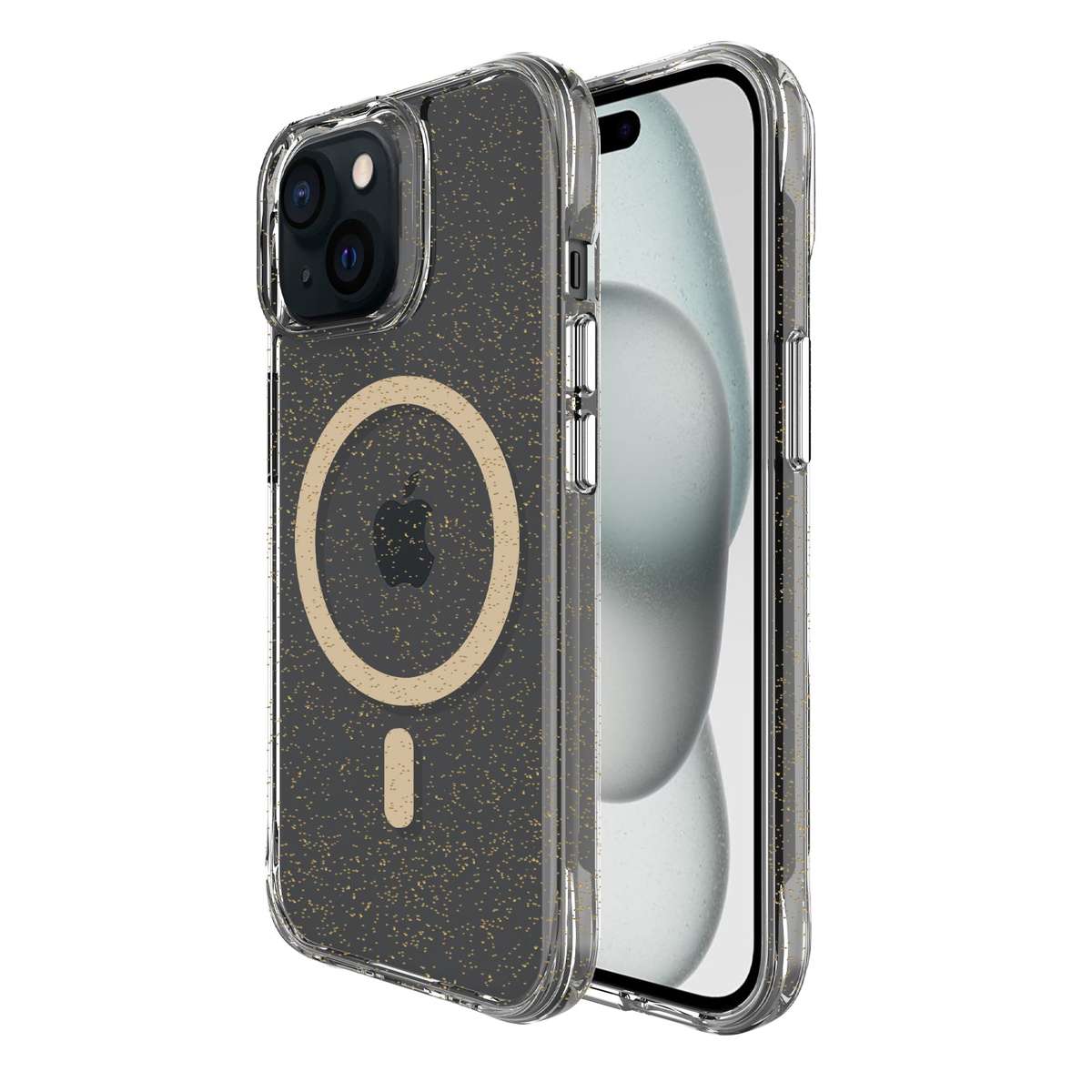 CellTime Pure Glitter MagSafe Cover for iPhone 15 Shockproof Case