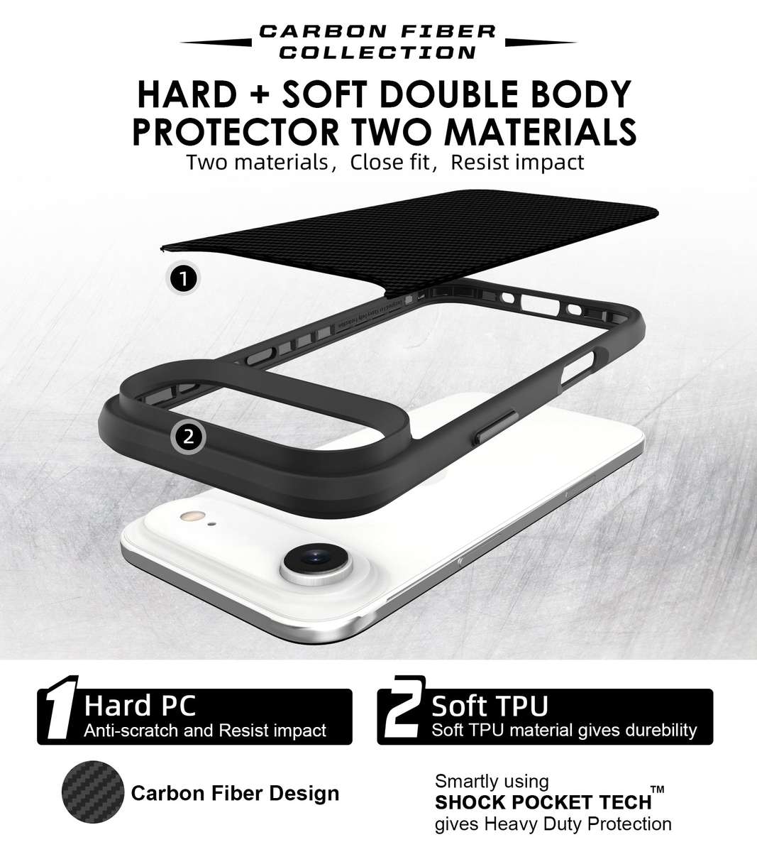 CellTime Case for iPhone 17 Air Combat X Shockproof Cover