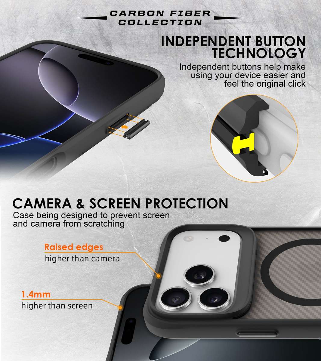 CellTime Case for iPhone 17 Pro/17 Pro Max Combat MagSafe Cover