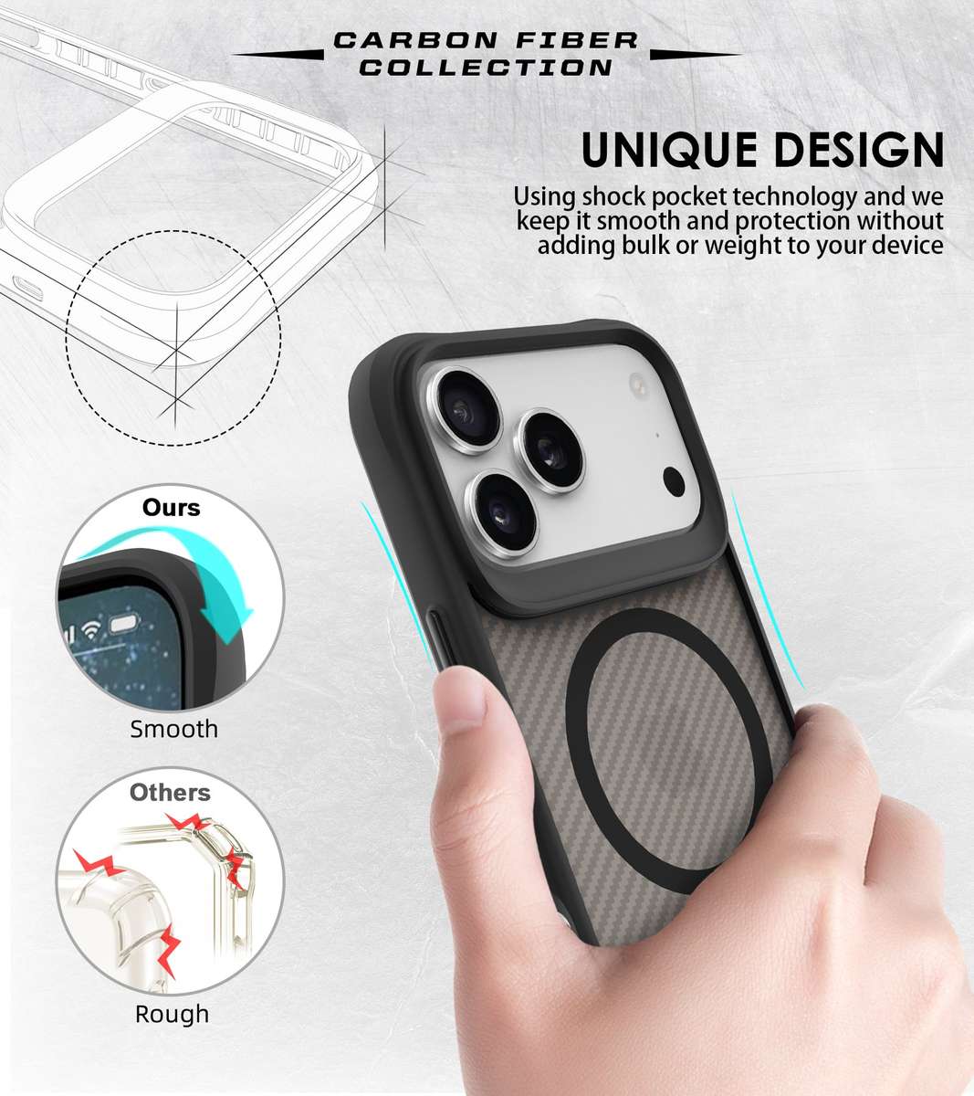 CellTime Case for iPhone 17 Pro/17 Pro Max Combat MagSafe Cover