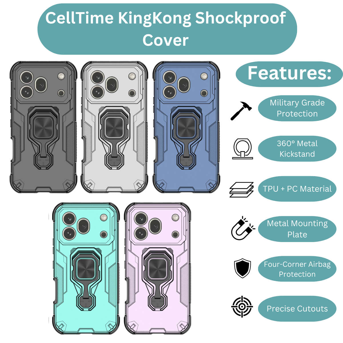 CellTime Case for Honor 600 Pro KingKong Shockproof Cover