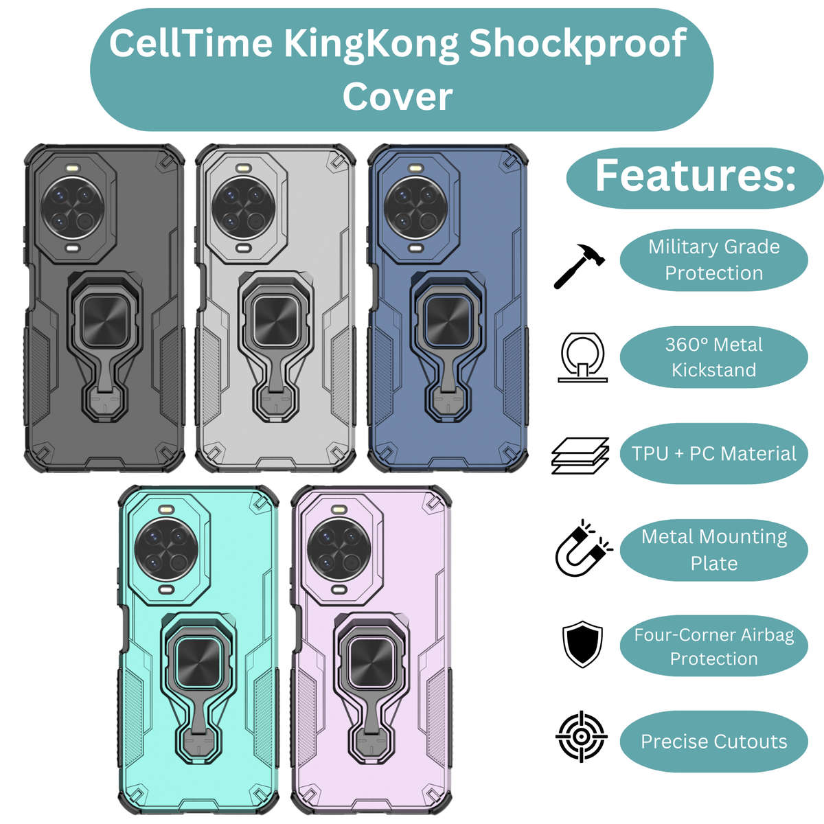 CellTime Case for Huawei Nova 14 KingKong Shockproof Cover