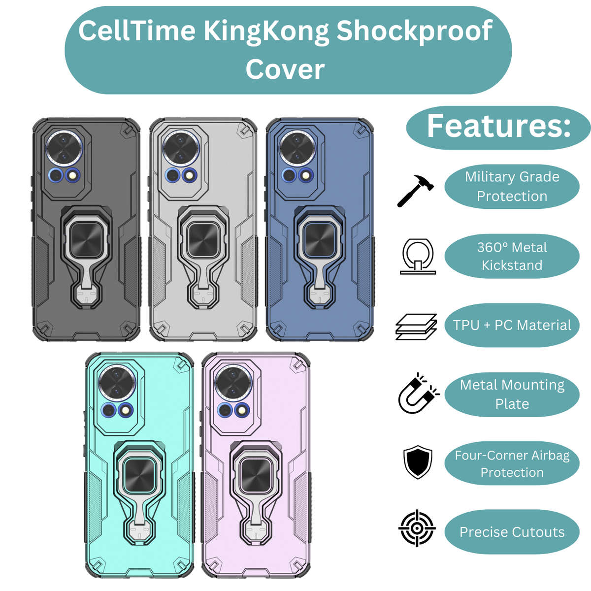 CellTime Case for Huawei Nova 13 KingKong Shockproof Cover