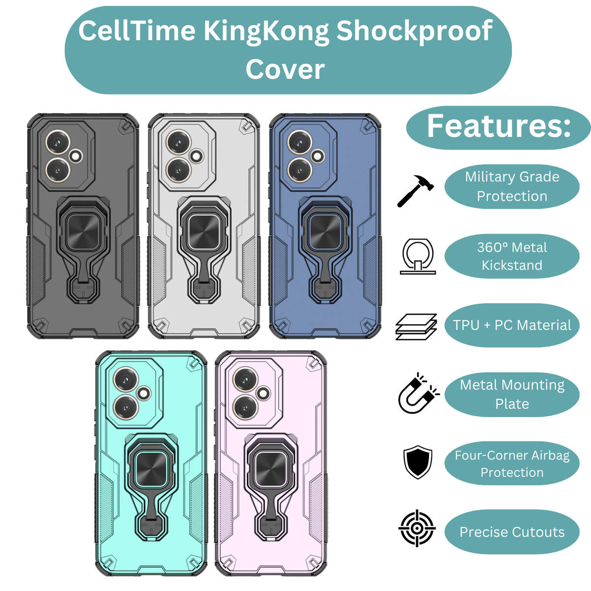 CellTime Case for Honor 400 KingKong Shockproof Cover