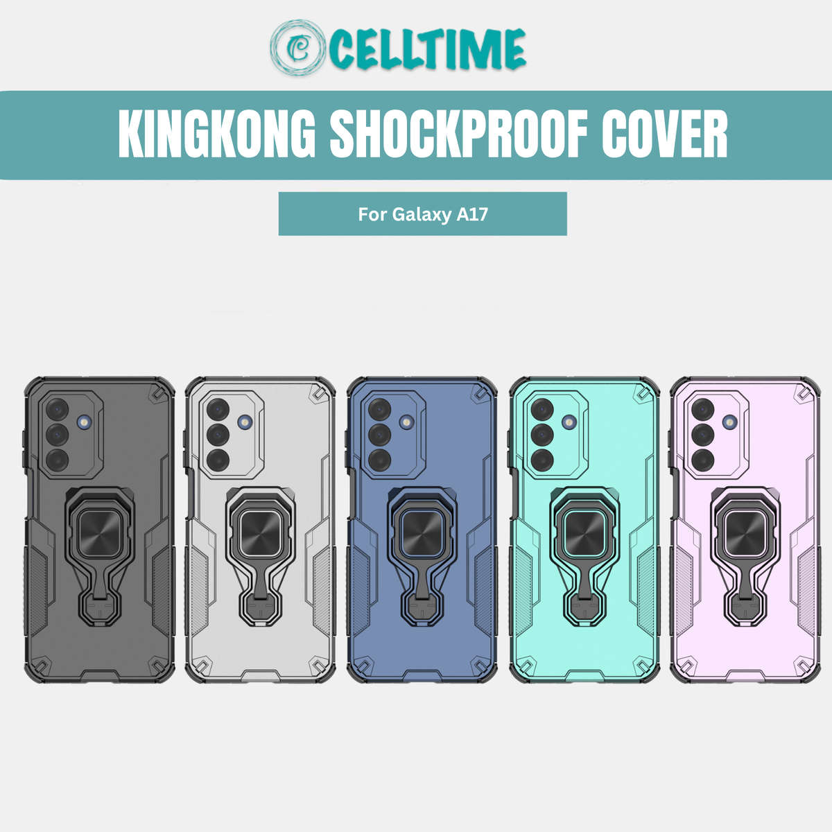 CellTime Case for Galaxy A17 KingKong Shockproof Cover