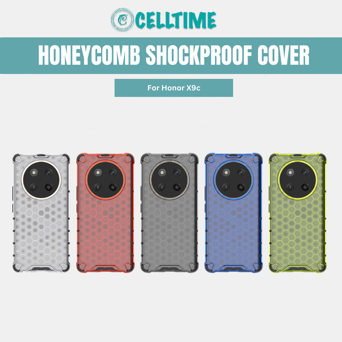 CellTime Honeycomb Case for Honor X9c 5G Shockproof Cover