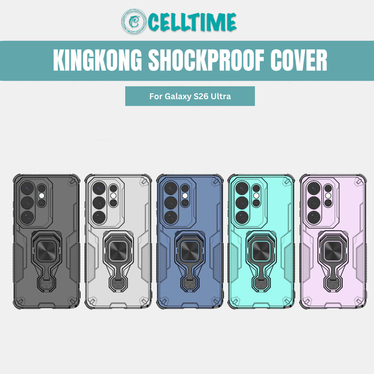 CellTime Case for Galaxy S26 Ultra KingKong Shockproof Cover