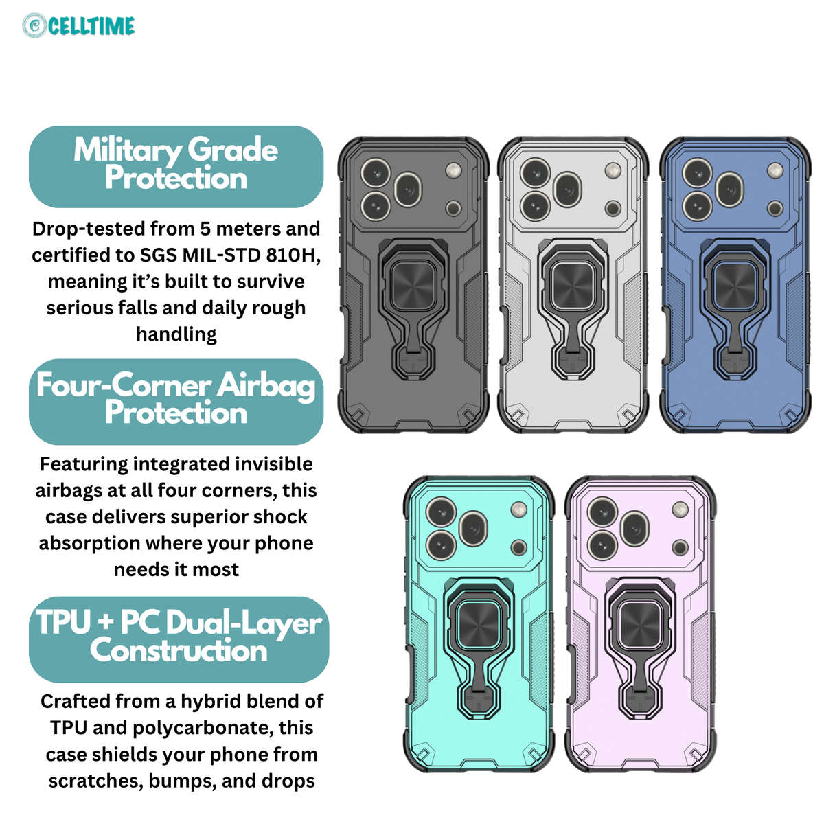 CellTime Case for Honor 600 Pro KingKong Shockproof Cover