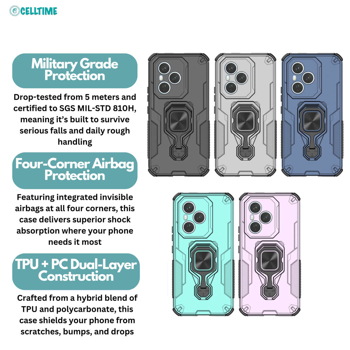 CellTime Case for Honor 400 Pro KingKong Shockproof Cover
