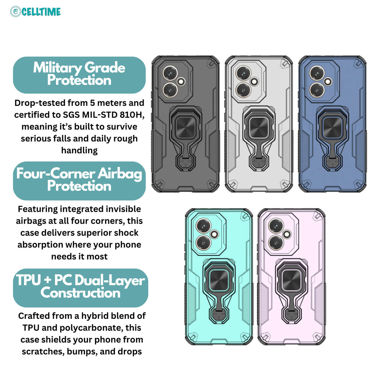 CellTime Case for Honor 400 KingKong Shockproof Cover