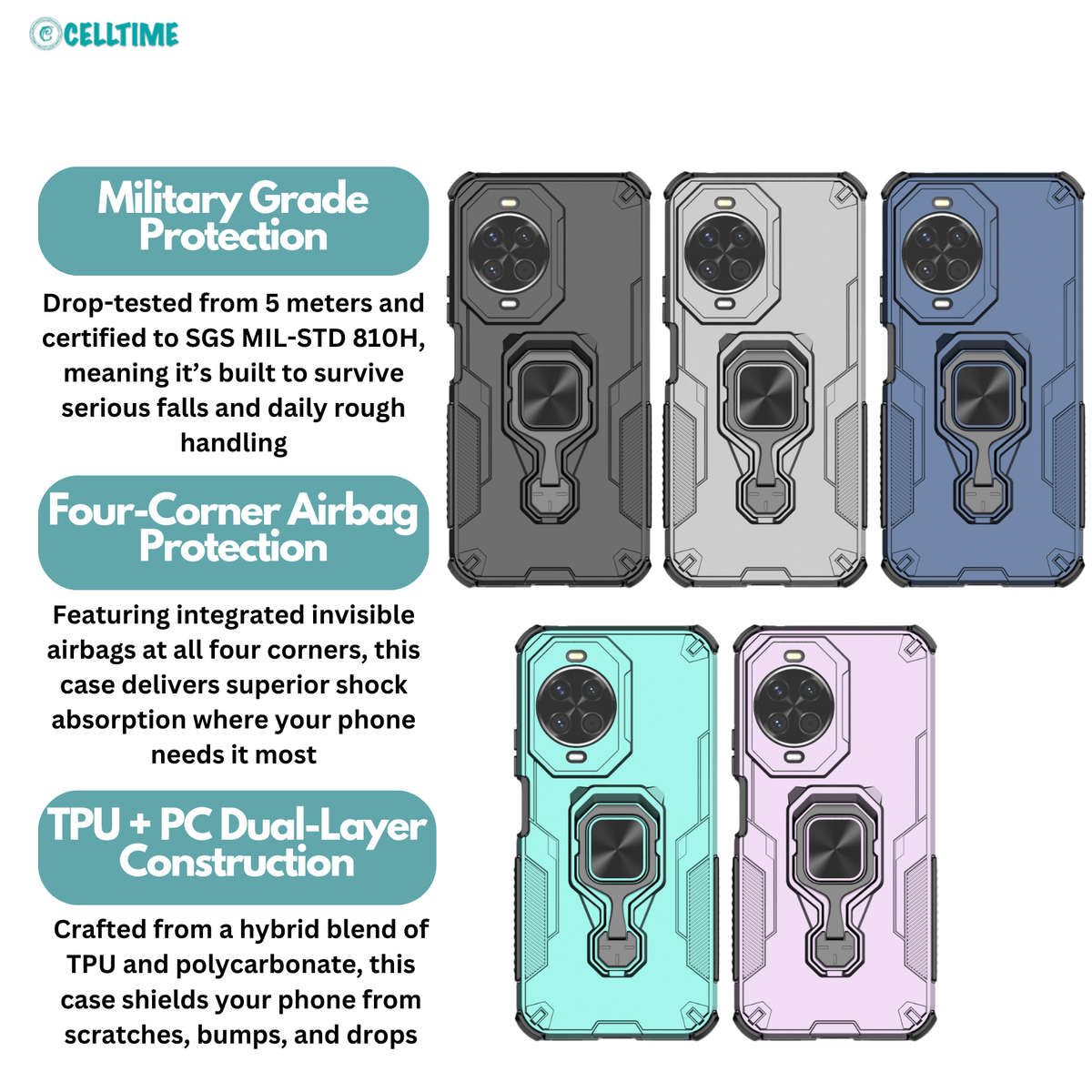 CellTime Case for Huawei Nova 14 KingKong Shockproof Cover