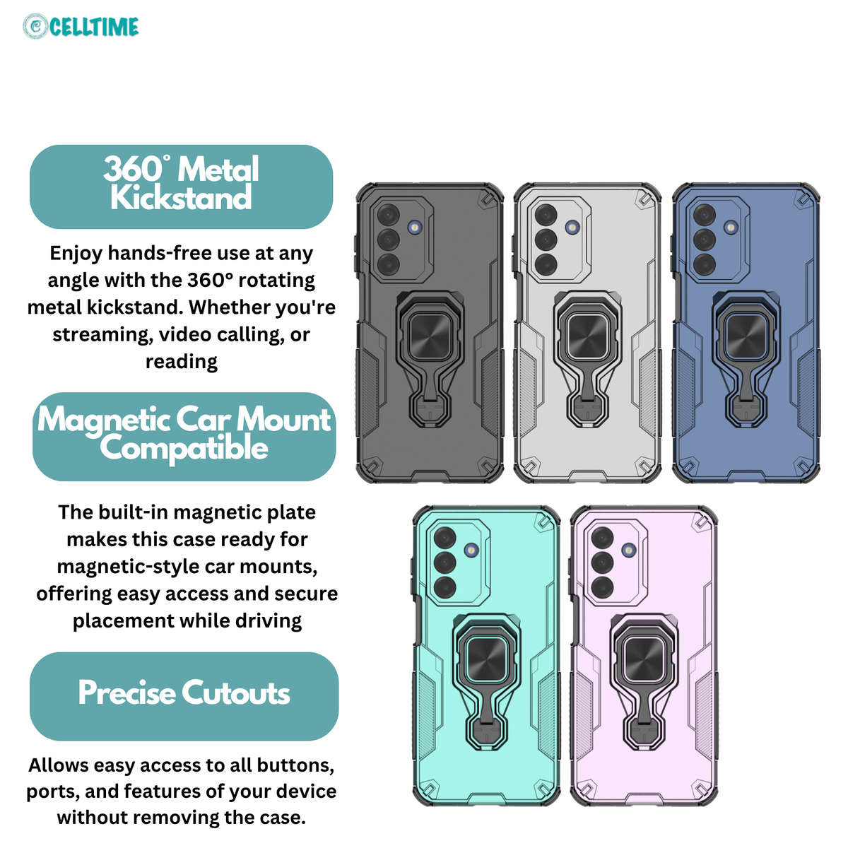 CellTime Case for Galaxy A17 KingKong Shockproof Cover