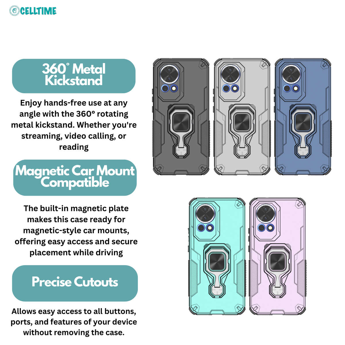 CellTime Case for Huawei Nova 13 KingKong Shockproof Cover