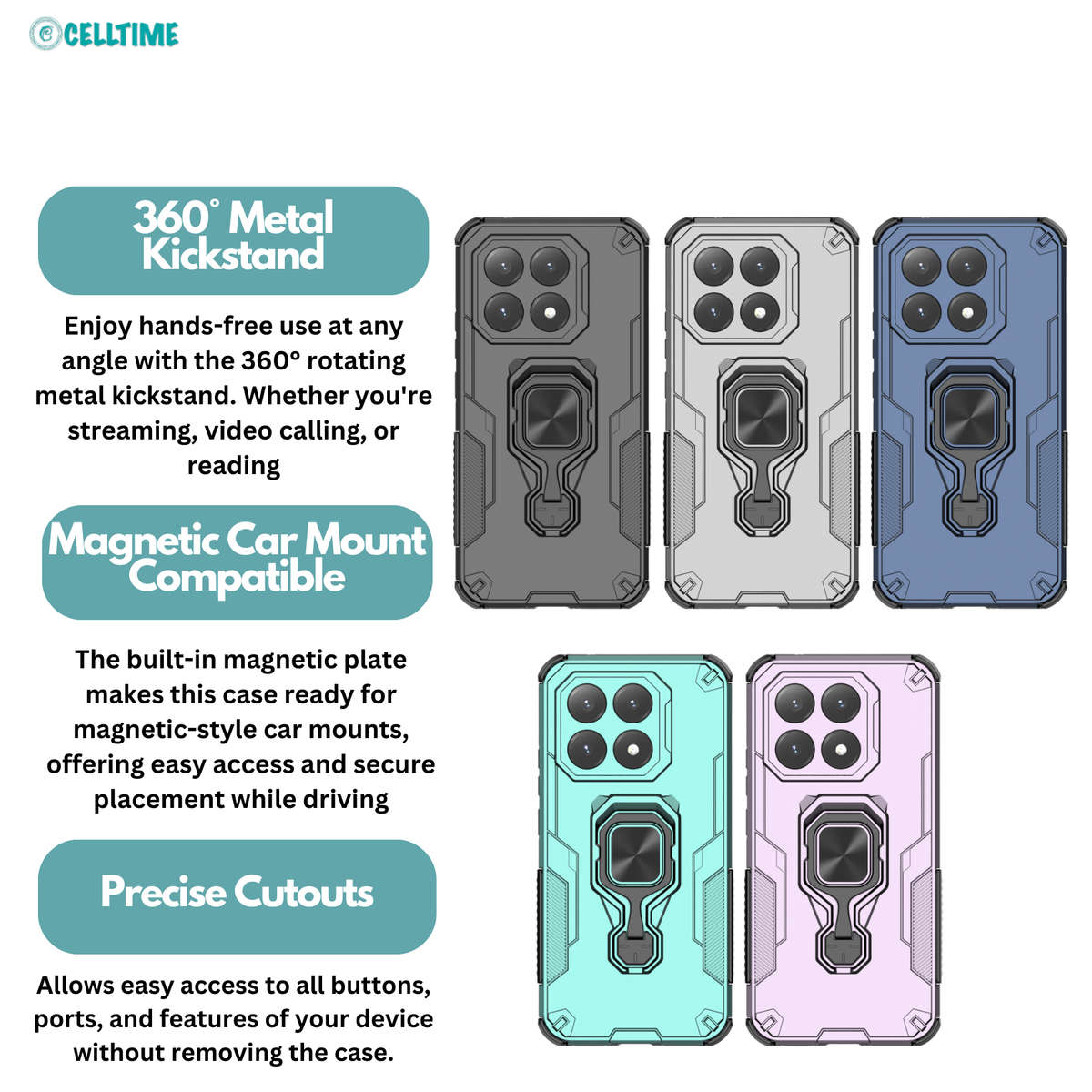 CellTime Case for Xiaomi 15T KingKong Shockproof Cover