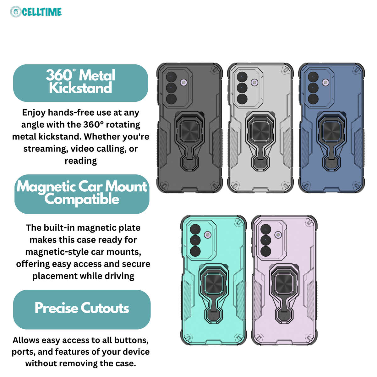 CellTime Case Compatible with Galaxy A27 KingKong Shockproof Cover