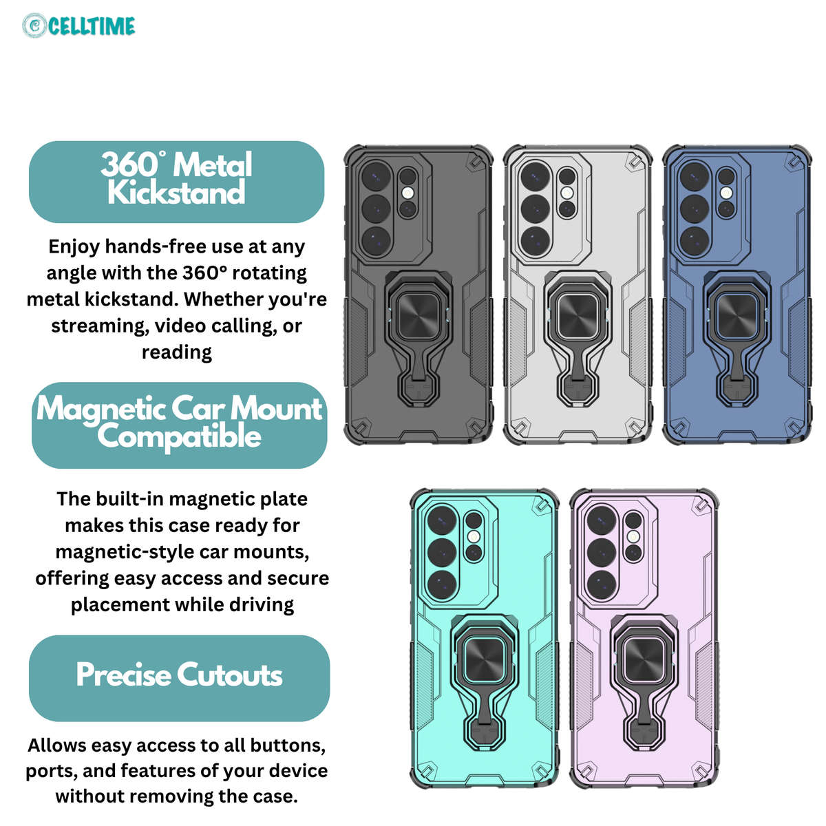 CellTime Case for Galaxy S26 Ultra KingKong Shockproof Cover