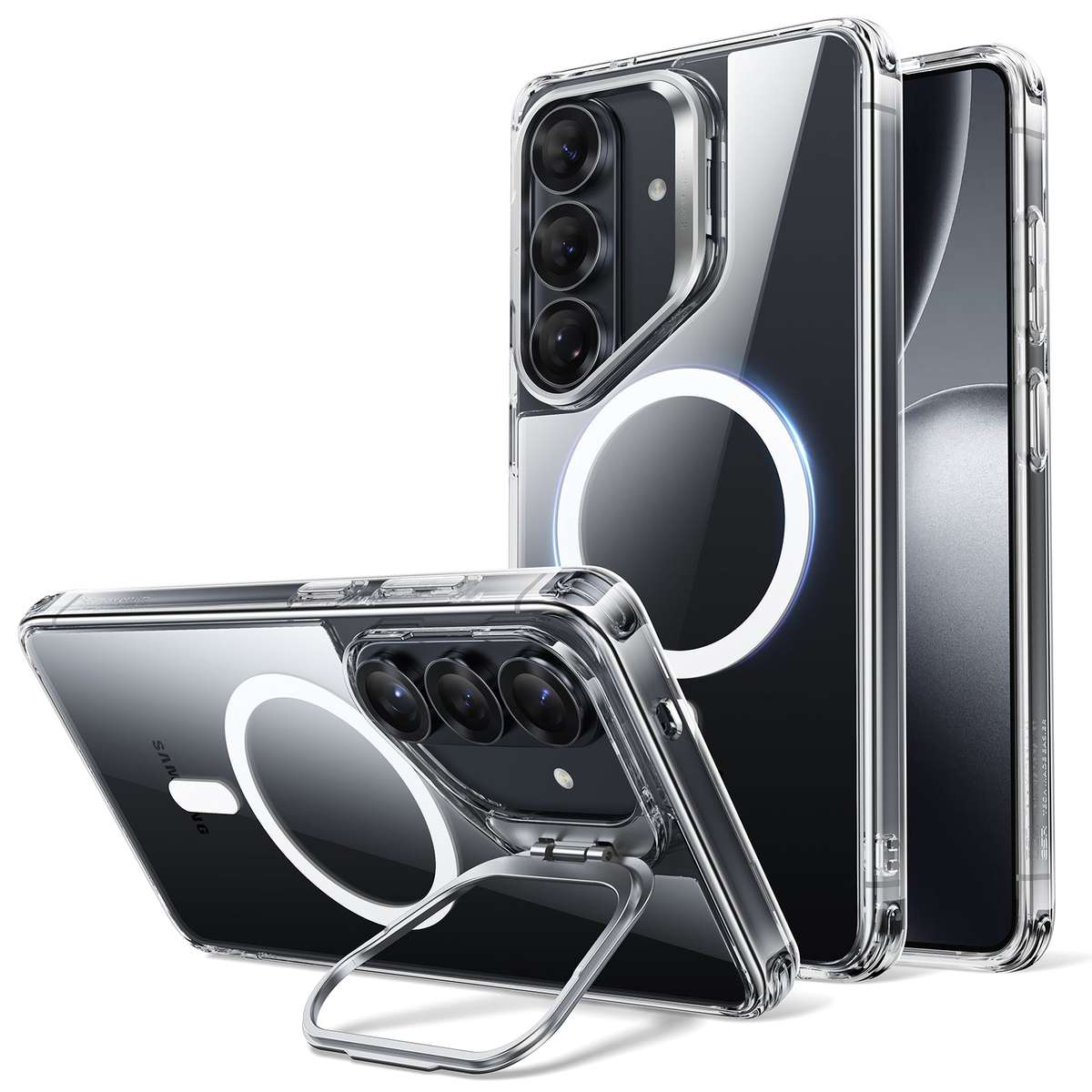 ESR Case with Stand Compatible with Galaxy S26/Plus Hybrid MagSafe Cover