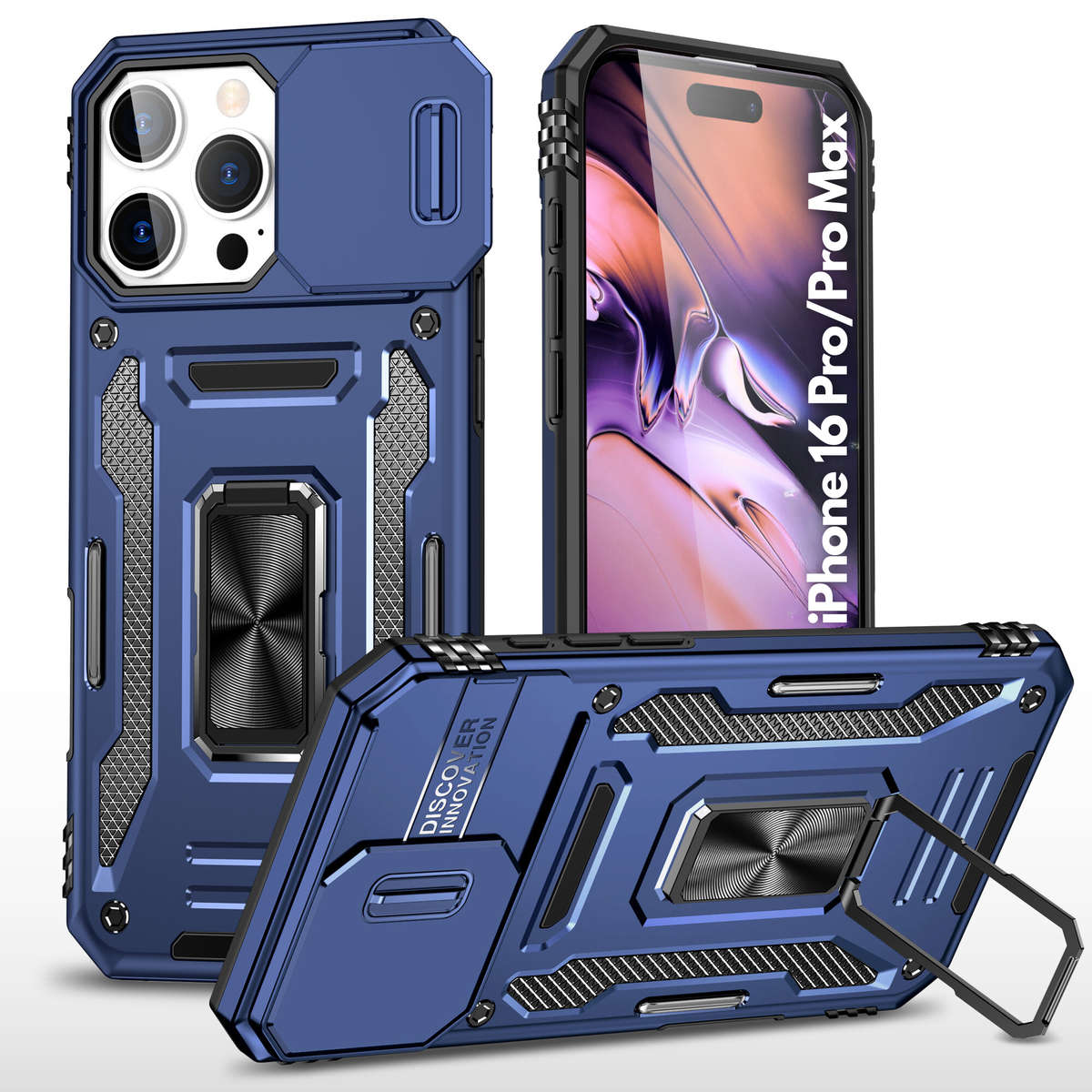 Kejiang Camshield Cover iPhone 16 Pro/ 16 Pro Max Shockproof Case