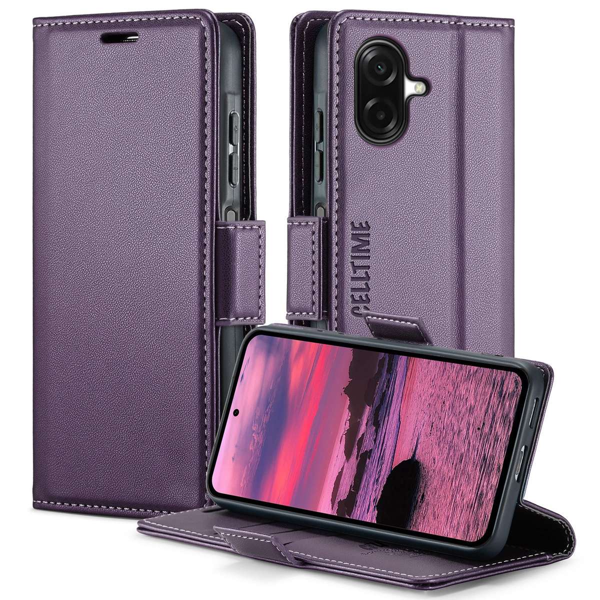 Retro Flip Case for Galaxy A07 Leather Wallet Cover
