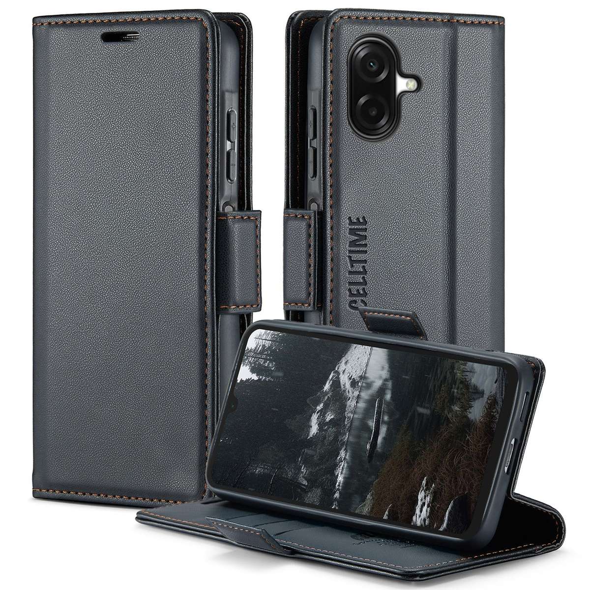Retro Flip Case for Galaxy A07 Leather Wallet Cover