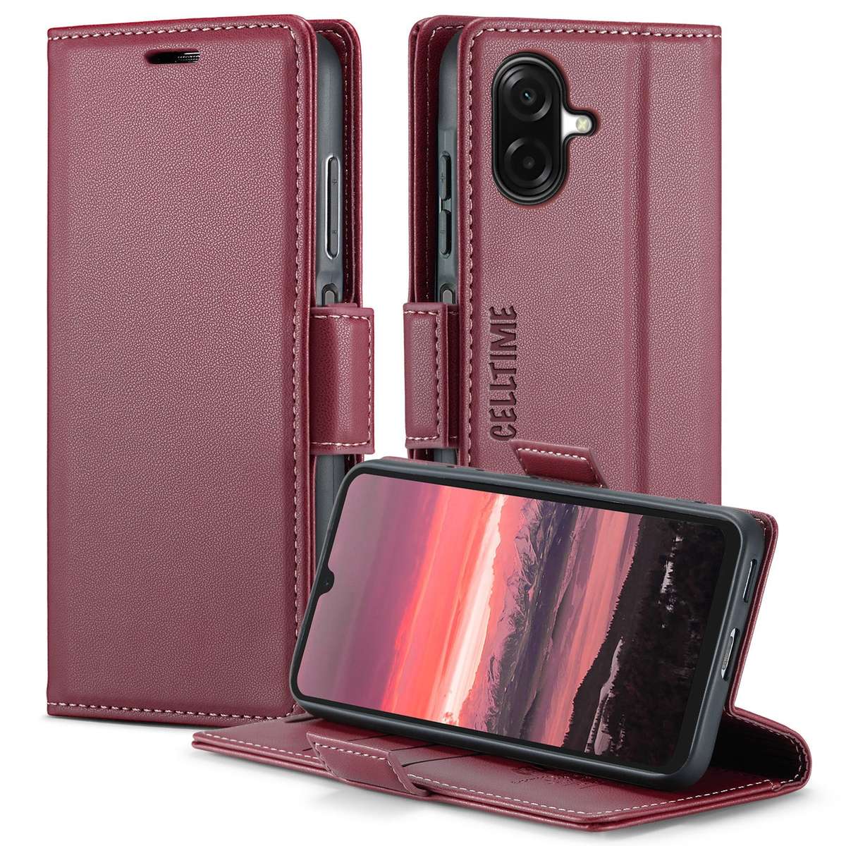 Retro Flip Case for Galaxy A07 Leather Wallet Cover