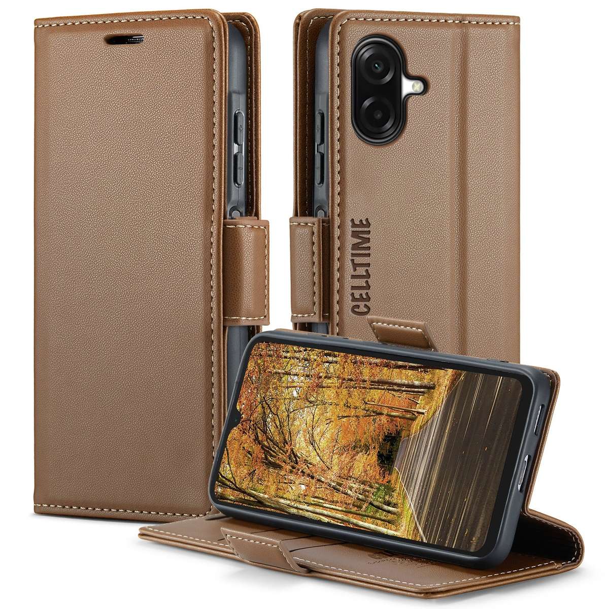 Retro Flip Case for Galaxy A07 Leather Wallet Cover