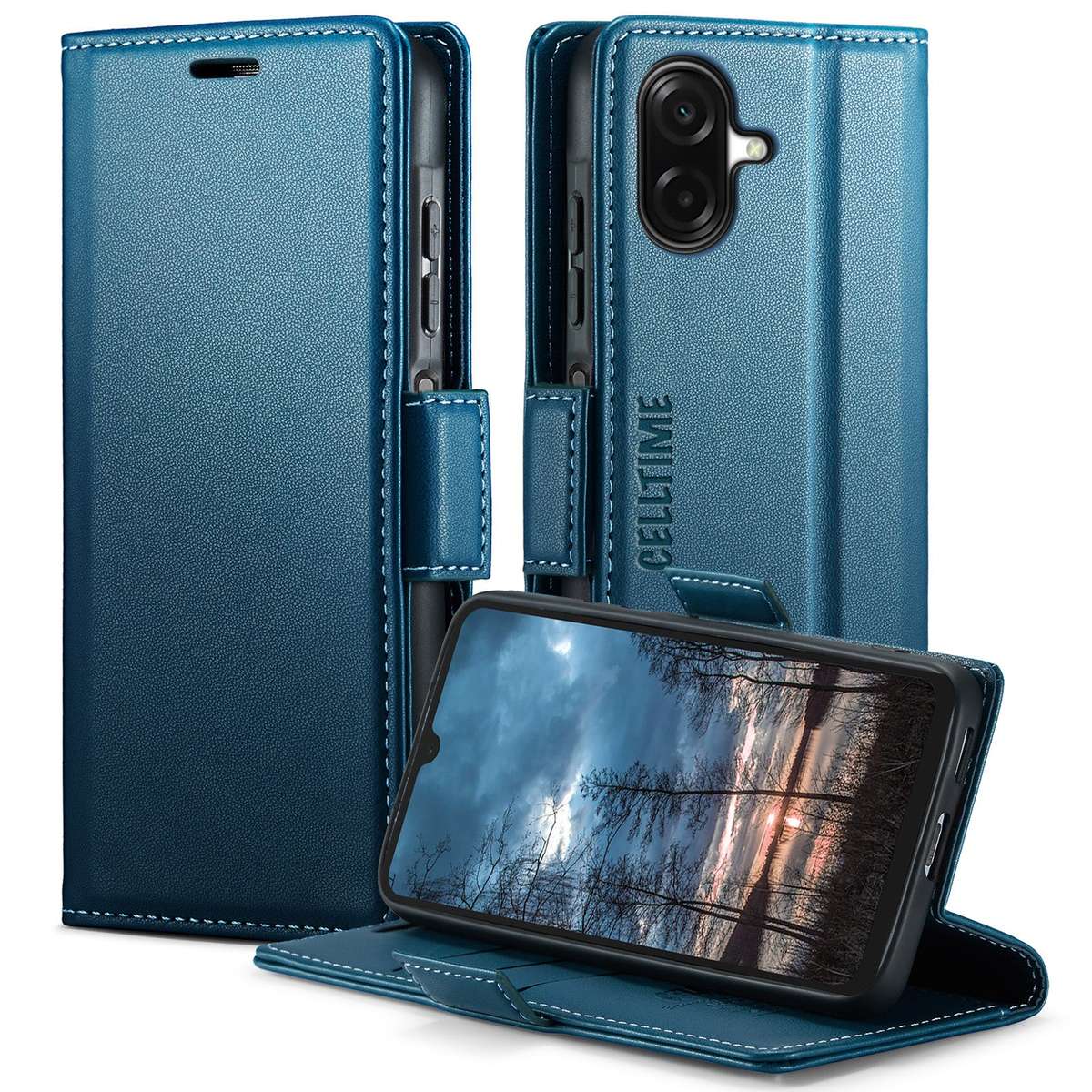 Retro Flip Case for Galaxy A07 Leather Wallet Cover