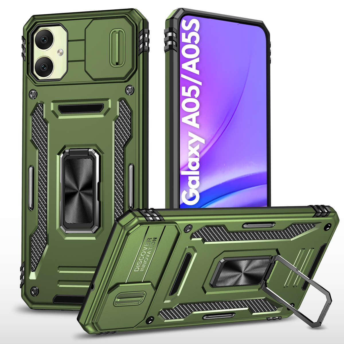 Kejiang Camshield Cover for Samsung Galaxy A05/A05 Shockproof Case