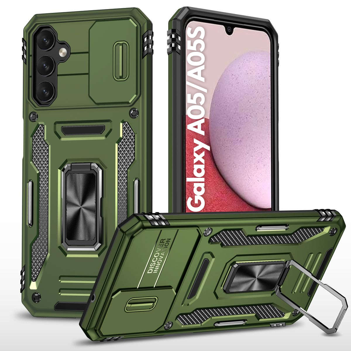 Kejiang Camshield Cover for Samsung Galaxy A05/A05 Shockproof Case