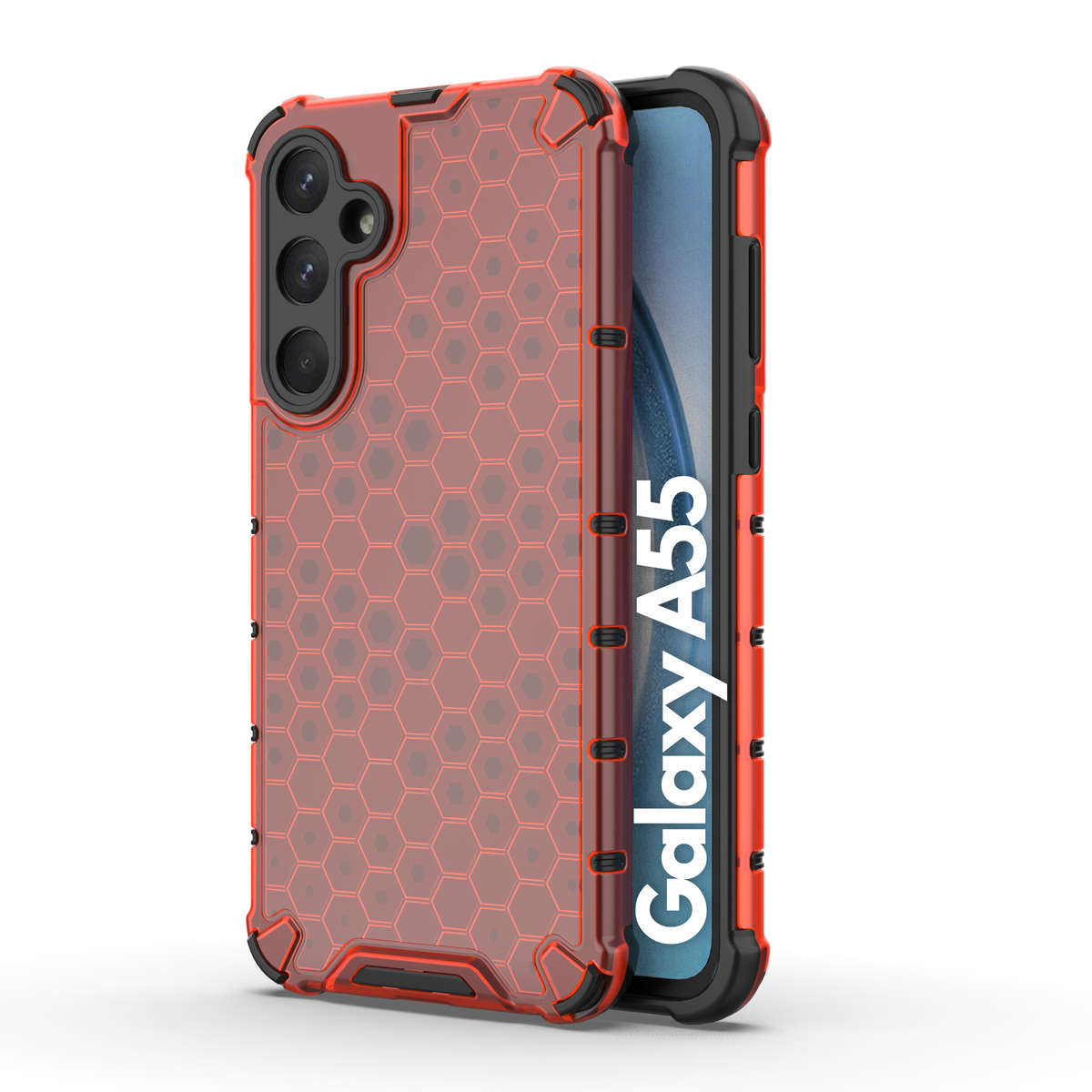 Honeycomb Case for Samsung Galaxy A55 Shockproof Cover