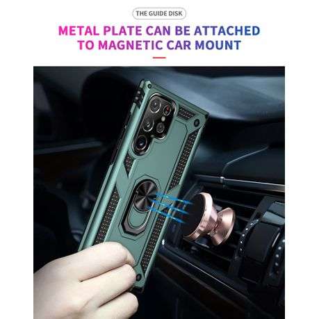 Sergeant Armor Shockproof Kickstand Cover for Galaxy S22 Ultra