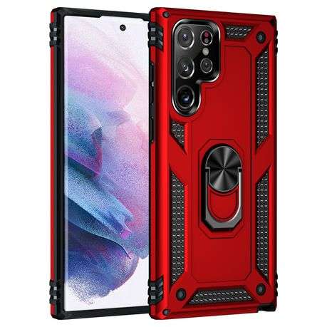Sergeant Armor Shockproof Kickstand Cover for Galaxy S22 Ultra
