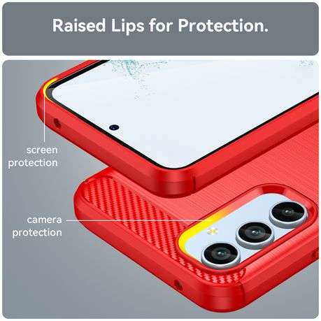 Galaxy A54 5G Shockproof Carbon Fiber Design Cover