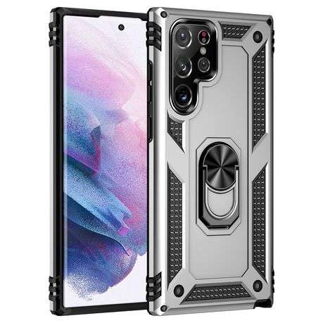 Sergeant Armor Shockproof Kickstand Cover for Galaxy S22 Ultra