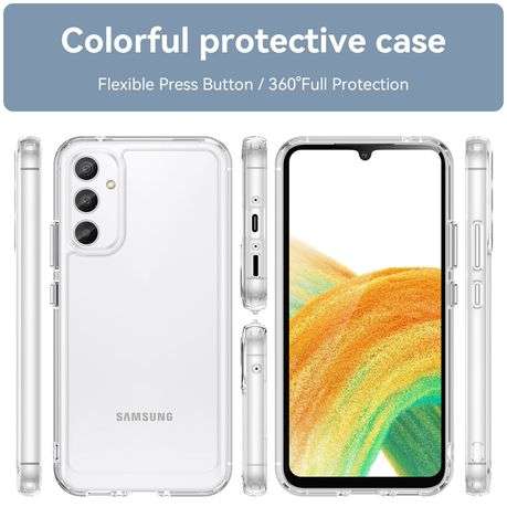 Galaxy A34 5G Clear Cover - Candy Series