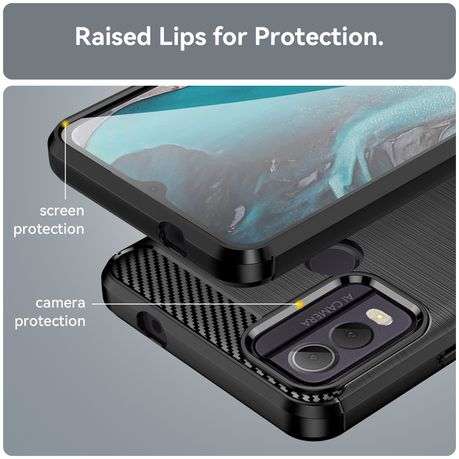 Nokia C22 Carbon Fiber Design Cover