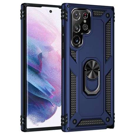 Sergeant Armor Shockproof Kickstand Cover for Galaxy S22 Ultra